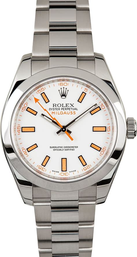 replica rolex milgauss wall clock|rolex milgauss 116400 white.